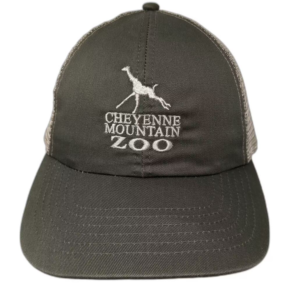Royal Resortwear Baseball Cap Green Beige One Size Cheyenne Mountain Zoo Hat